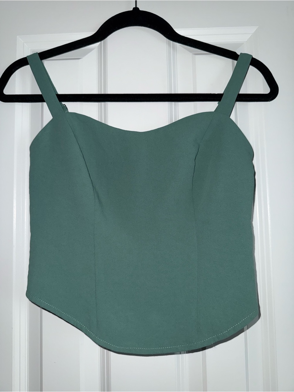 Abercrombie & Fitch Green Bustier Camisole
